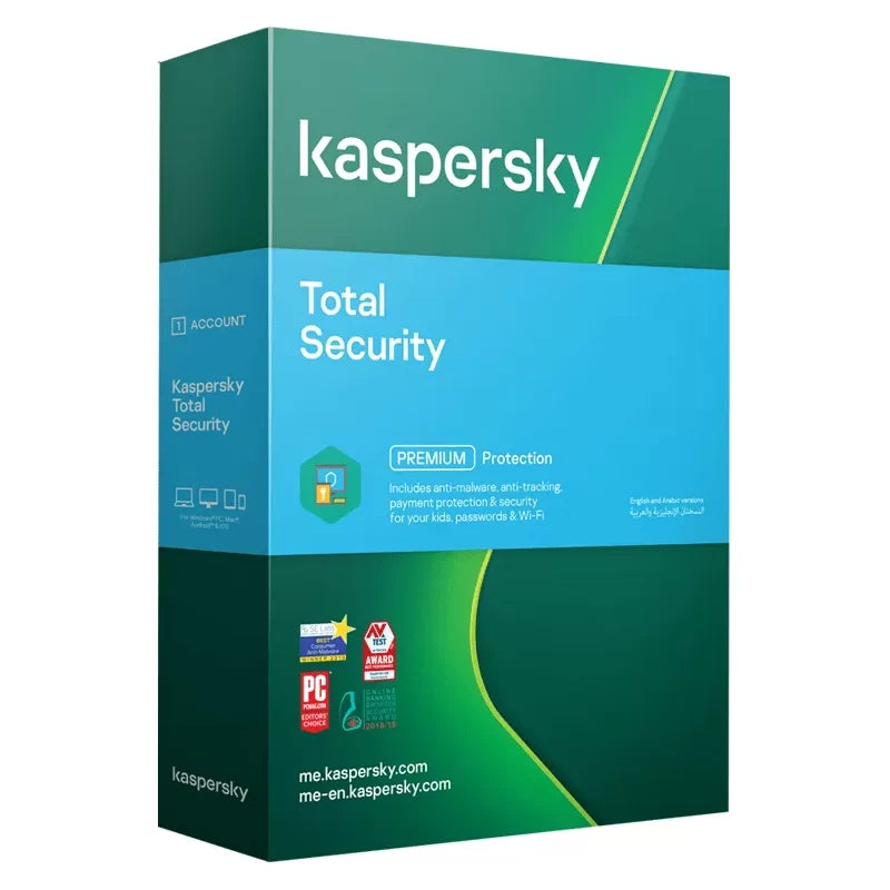 Kaspersky Total Security (1 device 1 year) - Antivirus