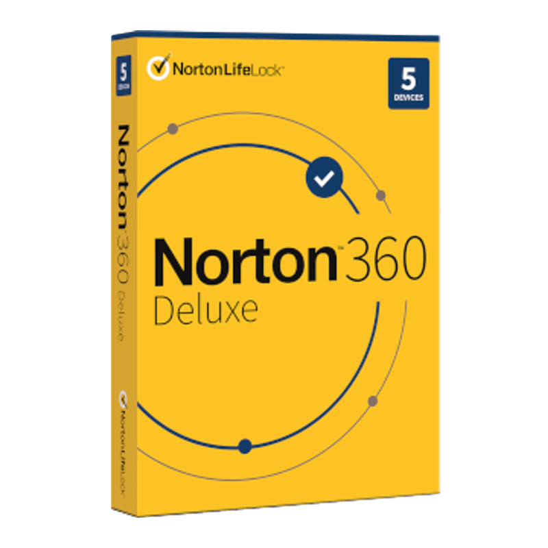 Norton 360 Deluxe (5 devices 1 year) - Antivirus