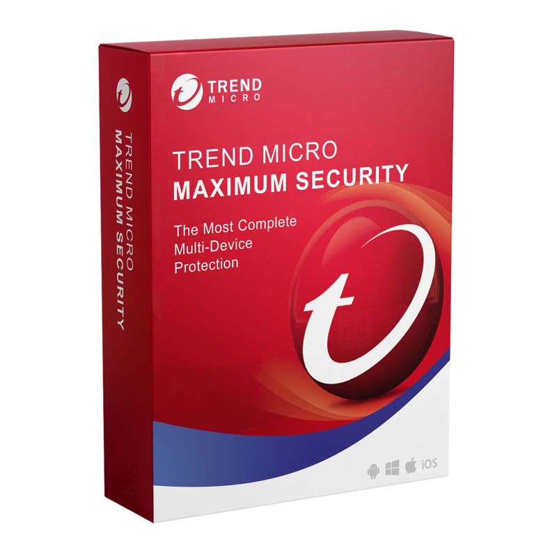 Trend Micro Maximum Security (5 devices 1 year) - Antivirus