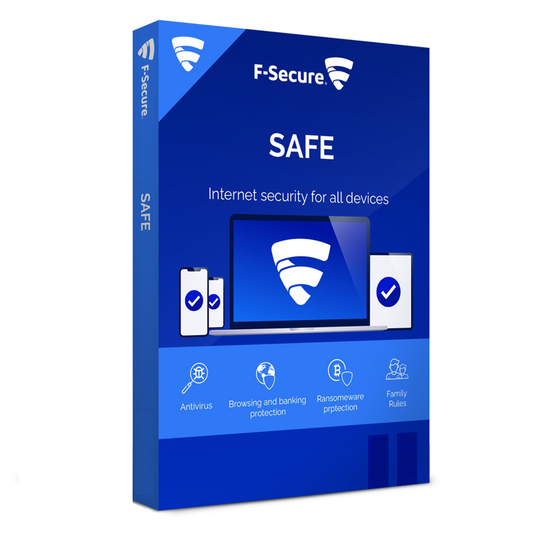 F-Secure Safe (3 devices 2 years) - Antivirus