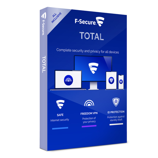 F-Secure Total (3 devices 2 years) - Antivirus